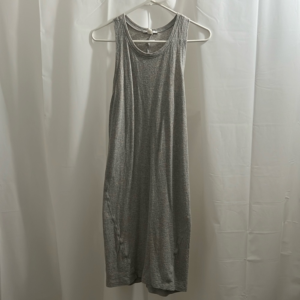 Light grey midi dress